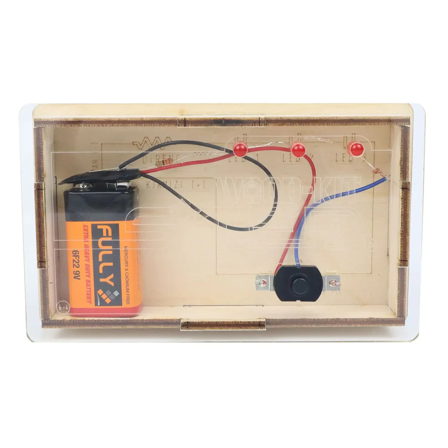 Wood-Kit STEM Robotic Coding - Mini Night Light - 2