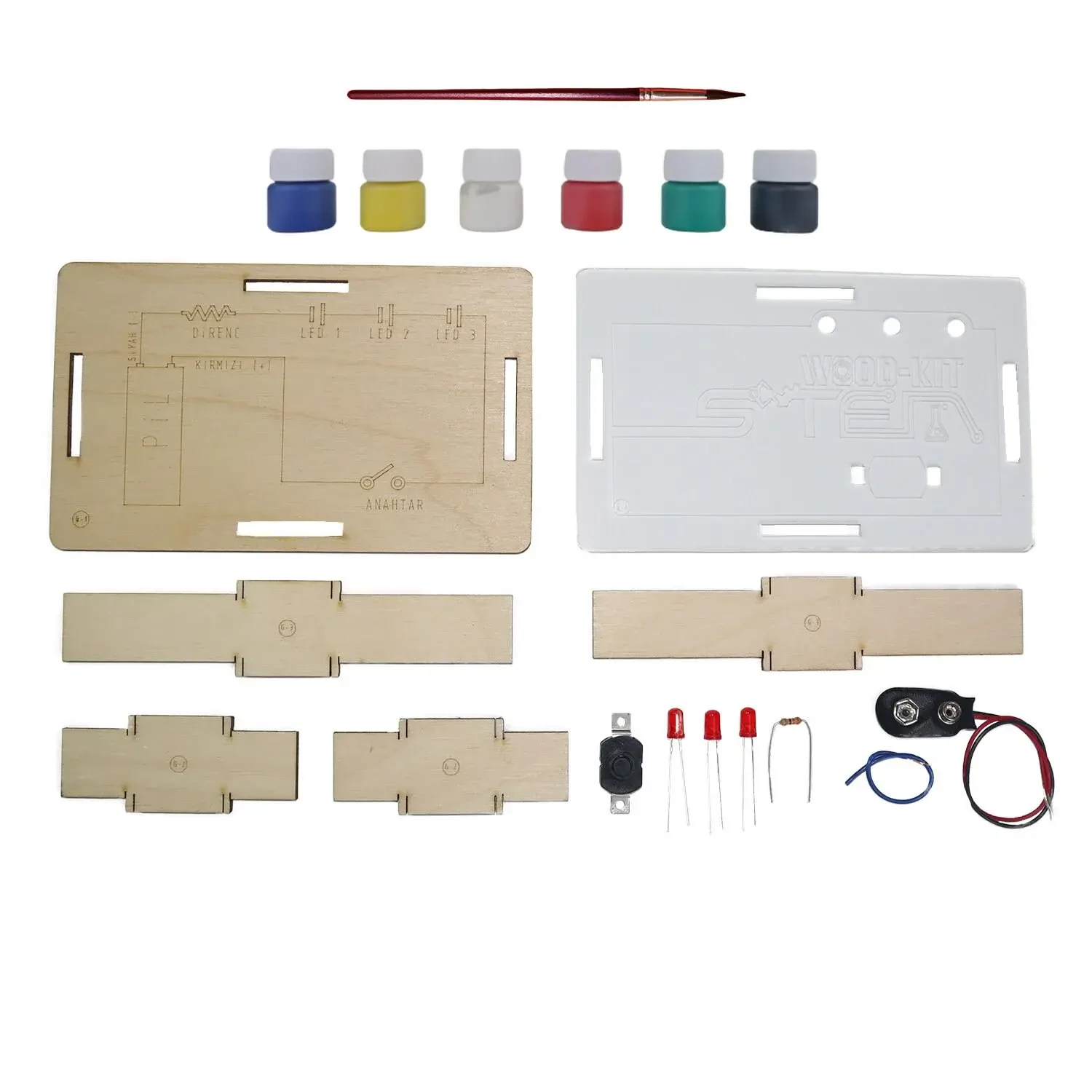 Wood-Kit STEM Robotic Coding - Mini Night Light - 4