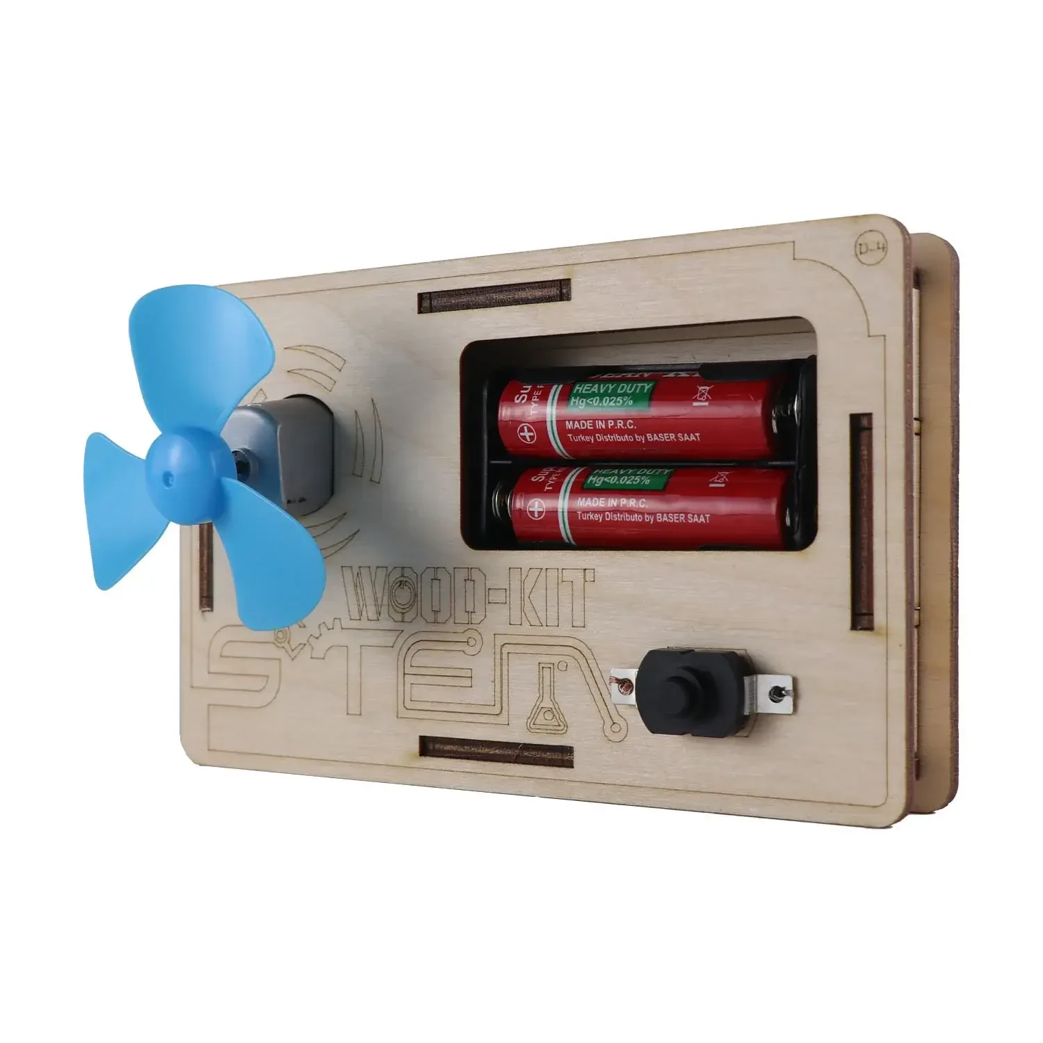 Wood-Kit STEM Robotic Coding - Propeller Circuit - Robotik Bilim