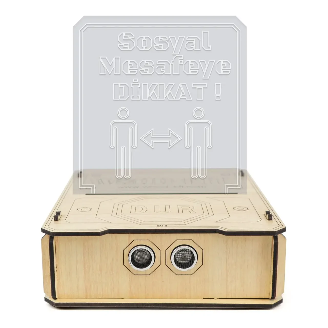 Wood-Kit STEM Robotic Coding DIY Inventor Kit - Social Distancing Stimulator - 3