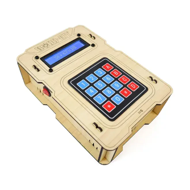 Wood-Kit STEM Robotic Coding DIY Inventor Kit - Calculator - Robotik Bilim
