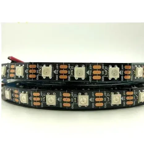 WS2811 Addressable RGB LED Strip – 60 LEDs/m – IP20 – (5m – 300 LEDs) - 1