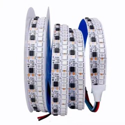 WS2811 Addressable RGB Led Strip - 144 Leds IP65 - Silicone Protected (Waterproof) - 5m 