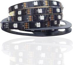 WS2812B 5 Meter Addressable RGB LED Strip – 30 LED – IP20 - Çin