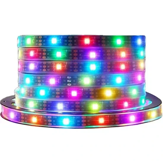 WS2812B Addressable RGB Led Strip - 144 led - IP30 - (5m - 720 Led) - 1