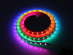 WS2812B Adreslenebilir RGB Şerit Led - 30 led - IP30 - (5m - 150 Led) 