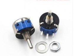 WX14-12L25 10k R Telli Metal Potansiyometre - Robotistan