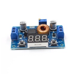 XL4015 Dijital Ekranlı DC-DC Ayarlanabilir Gerilim Düşürücü - Voltmetre - 2