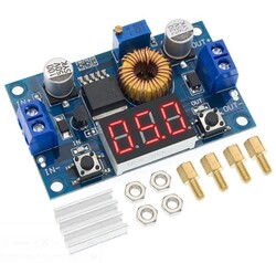 XL4015 Dijital Ekranlı DC-DC Ayarlanabilir Gerilim Düşürücü - Voltmetre - 3