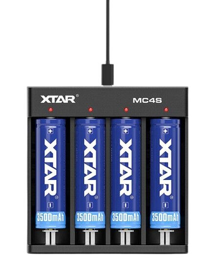 Xtar MC4S Portable Li-ion Ni-Mh 4-Slot Battery Charger - 2