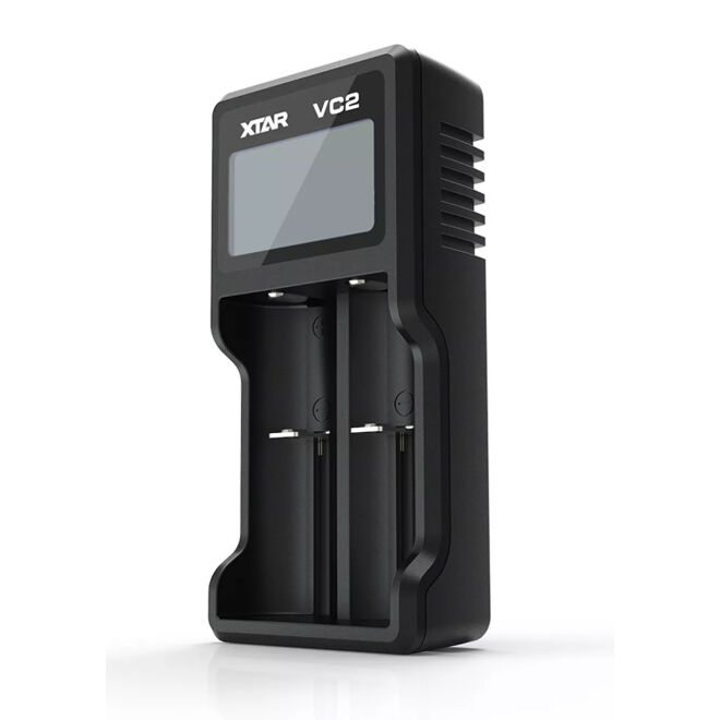 Xtar VC2 Portable Dual LCD Screen Li-ion Battery Charger - 2