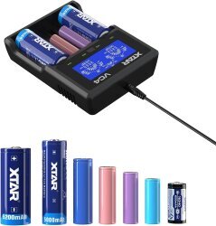 Xtar VC4 Taşınabilir LCD Ekranlı Li-ion Ni-Mh Ni-Cd 4'lü Pil Şarj Cihazı - 5