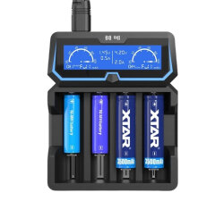 Xtar X4 Taşınabilir LCD Ekranlı Hızlı Li-ion Ni-Mh Ni-Cd 4'lü Şarj Cihazı - 4