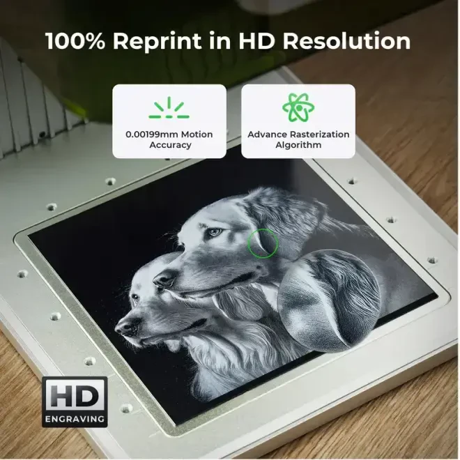 xTool F1 Dual Laser Portable Engraver - Light Green - 5