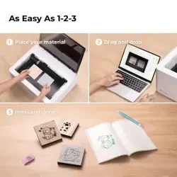 xTool M1 Deluxe 2.0 Laser Engraver and Vinyl Cutter - 10W - 7