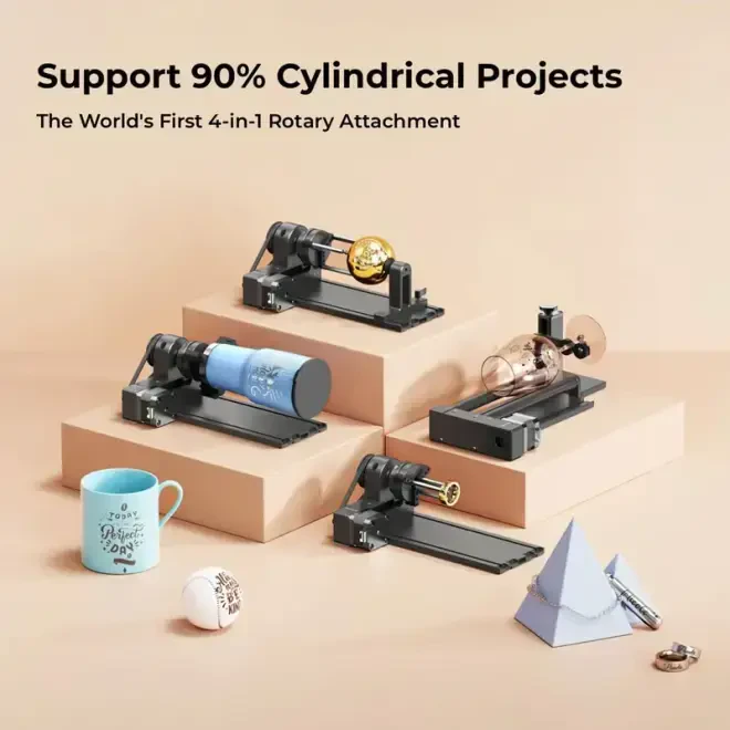 xTool M1 Deluxe 2.0 Lazer Kazıma ve Vinil Kesici - 10W - 8