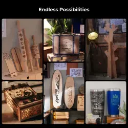 xTool P2 Laser Engraving and Cutting Machine Riser Base - White - 6