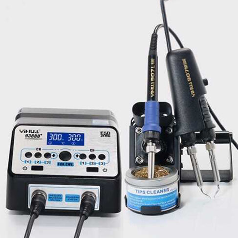 Yihua 938BD Antistatic Soldering Iron + Tweezer Soldering Station - 1