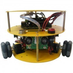 Round Type 48 mm Omni Wheel Ready Robot Platform (Internal Sensor, Motor and Motherboard) - 10019 - 2