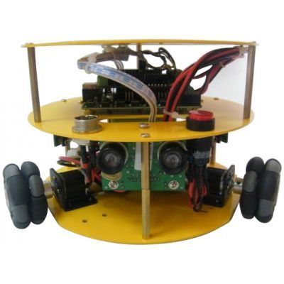 Round Type 48 mm Omni Wheel Ready Robot Platform (Internal Sensor, Motor and Motherboard) - 10019 - 2