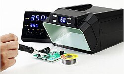 ZD-602 Digitally Controlled Desktop Fume Extractor for Soldering - Smoke Extractor - 2