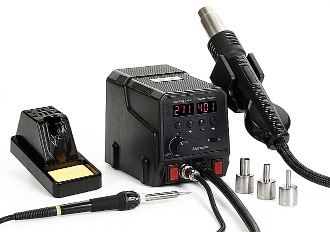 ZD-8922 2-in-1 SMD Temperature Controlled Air Blowing and Soldering Station - 1