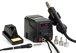 ZD-8922 2’si 1 Arada SMD Sıcaklık Kontrollü Hava Üfleme ve Lehimleme İstasyonu - Marxlow
